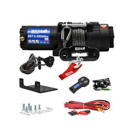 Wyciągarka elektryczna Husar Winch BST S 4500 12V z liną syntetyczną