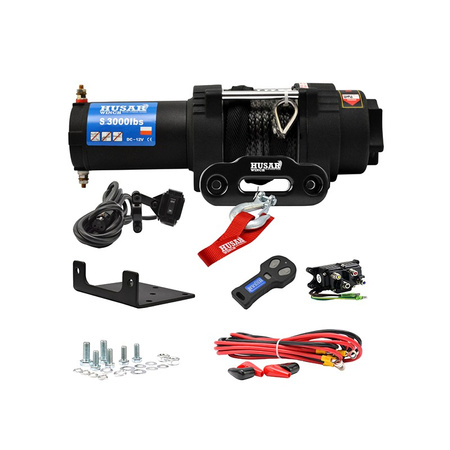 Wyciągarka elektryczna Husar Winch BST S 3000 12V z liną syntetyczną