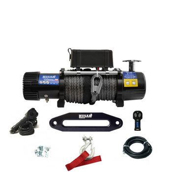 Wyciągarka elektryczna Husar Winch BST 12000 24V z liną syntetyczną