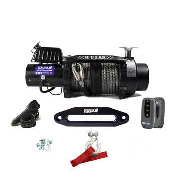 Wyciągarka elektryczna Husar Winch BST S 14000 24V z liną syntetyczną