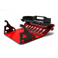 Jeep Commander XK XH 2005-2011 3.0 crd diesel osłona czołowa z płytą montażową wyciągarki czerwona